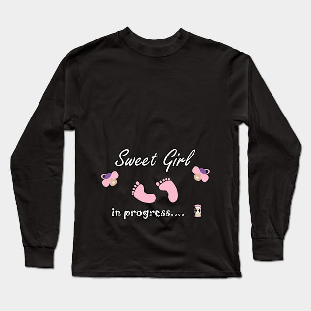 Sweet Girl in progress Long Sleeve T-Shirt by Colator